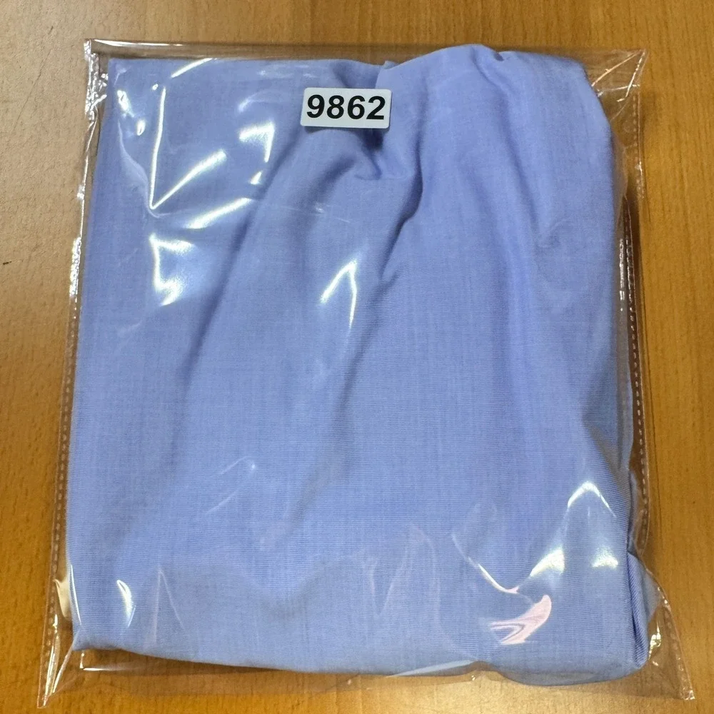 UNTUCKit Men's Shirt XXL Blue Hillstowe Short Sleeve Button Up Wrinkle Free - Picture 10 of 10